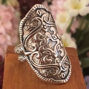 Silpada Sterling Silver Helen of Troy Ring R2809 Size 6